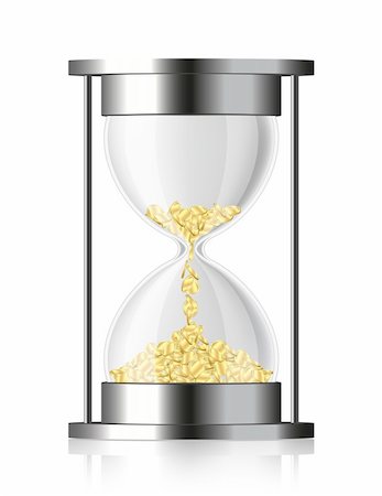 Time is money . Coins falling in the hourglass. Foto de stock - Super Valor sin royalties y Suscripción, Código: 400-06355462