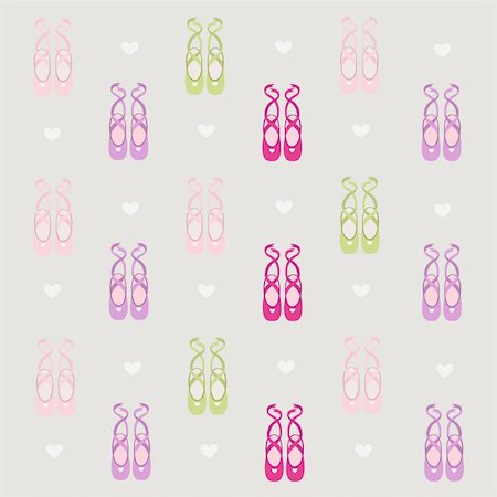 ballerina shoes background Stock Photo - Budget Royalty-Free & Subscription, Code: 400-06356195