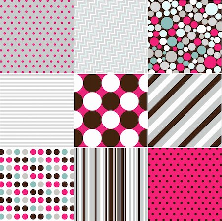 seamless patterns with fabric texture Fotografie stock - Microstock e Abbonamento, Codice: 400-06356208