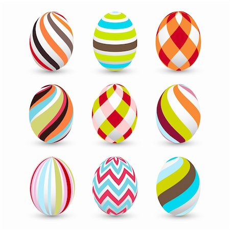 easter eggs, happy easter Fotografie stock - Microstock e Abbonamento, Codice: 400-06356720
