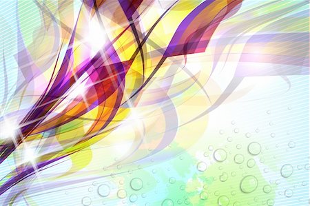 Abstract colorful flow on soft textured background. Foto de stock - Super Valor sin royalties y Suscripción, Código: 400-06357165