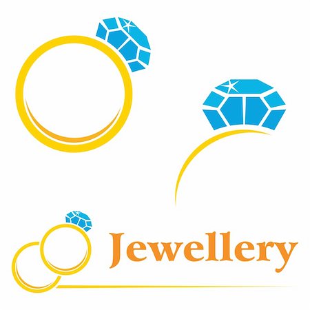 Set of concepts symbols for expensive jewellery Stock Photo - Budget Royalty-Free & Subscription, Code: 400-06357415