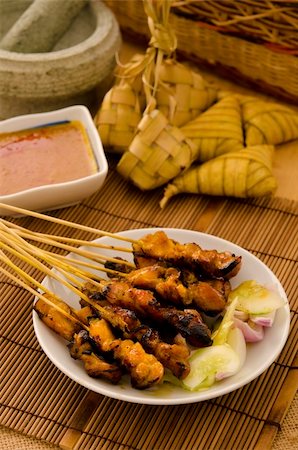simsearch:400-08790889,k - satay and malaysian foods on lowlight setup Stockbilder - Microstock & Abonnement, Bildnummer: 400-06358135