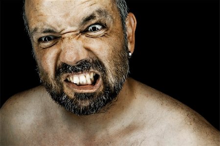 An image of an angry man with a beard Stock Photo - Budget Royalty-Free & Subscription, Code: 400-06359896