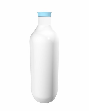 simsearch:400-09082204,k - Full bottle of milk isolated on white background Stock Photo - Budget Royalty-Free & Subscription, Code: 400-06364776