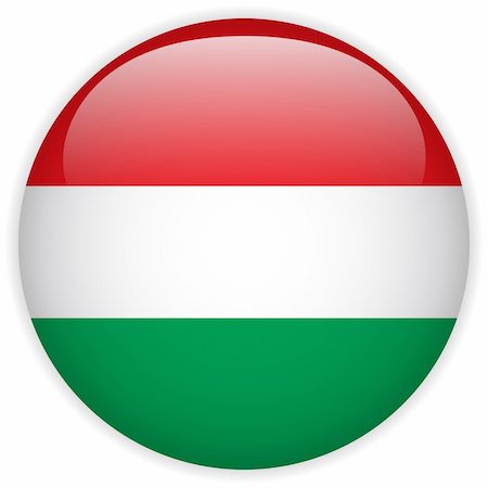 simsearch:400-06365571,k - Vector - Hungary Flag Glossy Button Stock Photo - Budget Royalty-Free & Subscription, Code: 400-06365577