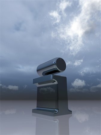 simsearch:400-05206164,k - metal  letter i under dark cloudy sky - 3d illustration Stock Photo - Budget Royalty-Free & Subscription, Code: 400-06366313