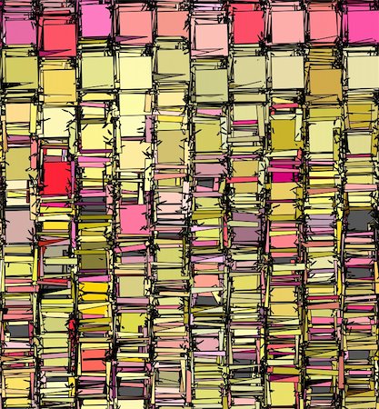 abstract fragmented backdrop pattern in orange pink gray Stockbilder - Microstock & Abonnement, Bildnummer: 400-06366953