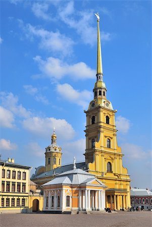 peter and paul cathedral - St. Petersburg.  Cathedral in the Peter and Paul Fortress Stock Photo - Budget Royalty-Free & Subscription, Code: 400-06367247