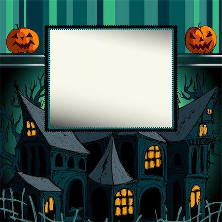 simsearch:400-05692275,k - halloween background, this illustration may be useful as designer work Foto de stock - Super Valor sin royalties y Suscripción, Código: 400-06367500