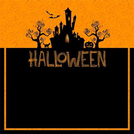 simsearch:400-05692275,k - halloween background, this illustration may be useful as designer work Foto de stock - Super Valor sin royalties y Suscripción, Código: 400-06367662