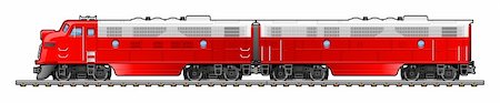 suricoma (artist) - illustration of a train. Simple gradients only - no gradient mesh. Photographie de stock - Aubaine LD & Abonnement, Code: 400-06360638