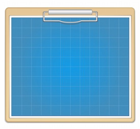 simsearch:400-06483447,k - Clipboard with blueprint, vector eps10 illustration Stock Photo - Budget Royalty-Free & Subscription, Code: 400-06360683