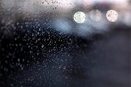 raindrop window - raindrops and light on window Stock Photo - Budget Royalty-Free & Subscription, Code: 400-06363081
