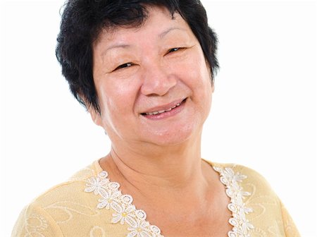 elderly asian faces - Asian senior woman Stock Photo - Budget Royalty-Free & Subscription, Code: 400-06363733