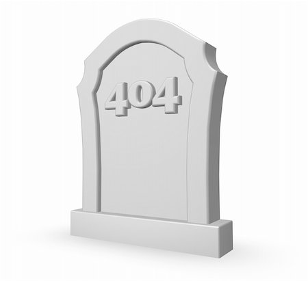 simsearch:400-04145785,k - gravestone with number 404 - 3d illustration Foto de stock - Super Valor sin royalties y Suscripción, Código: 400-06363957