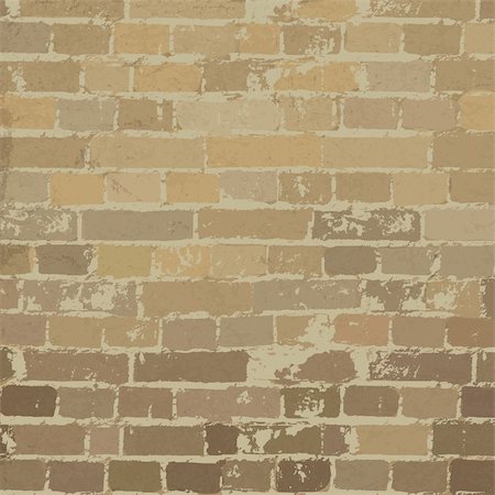 Beige brick wall texture. Vector, EPS10 Stock Photo - Budget Royalty-Free & Subscription, Code: 400-06384532