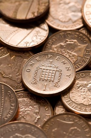 full frame image of british sterling pennies Stock Photo - Budget Royalty-Free & Subscription, Code: 400-06387348