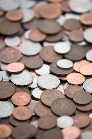 piles of cash pounds - british coins sterling full frame shallow depth of field Stock Photo - Budget Royalty-Free & Subscription, Code: 400-06387350