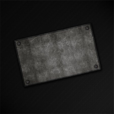 simsearch:400-05901999,k - Grunge metal plate on a carbon fibre background Stock Photo - Budget Royalty-Free & Subscription, Code: 400-06388160