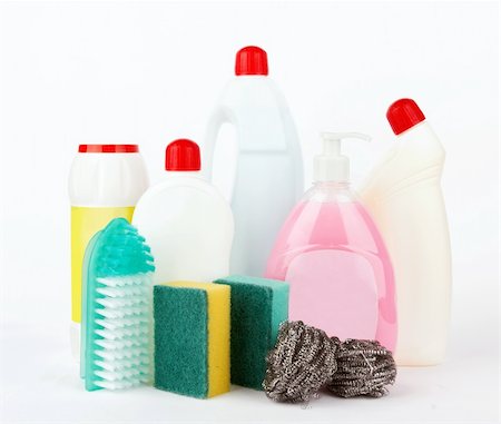 pioneer111 (artist) - Assortment of means for cleaning on white Fotografie stock - Microstock e Abbonamento, Codice: 400-06388266