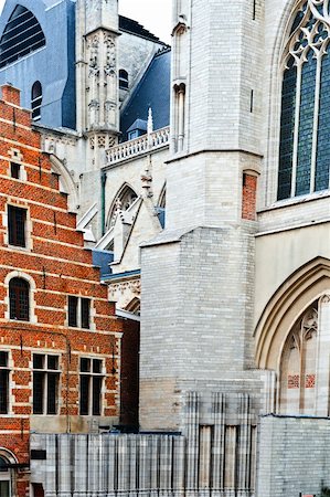 Architectural Background- Belgian City of Leuven Stock Photo - Budget Royalty-Free & Subscription, Code: 400-06388668