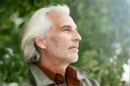An image of a handsome male portrait with white beard Stock Photo - Budget Royalty-Free & Subscription, Code: 400-06388953