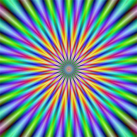 simsearch:400-06067180,k - Digital abstract image with a colorful star flower design in green, blue, pink and orange. Foto de stock - Super Valor sin royalties y Suscripción, Código: 400-06389113
