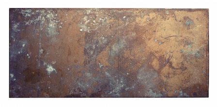 simsearch:400-06389857,k - Bronze plate texture, old metal background. Foto de stock - Royalty-Free Super Valor e Assinatura, Número: 400-06389843