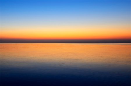 Beautiful sunrise above the sea Stock Photo - Budget Royalty-Free & Subscription, Code: 400-06395494