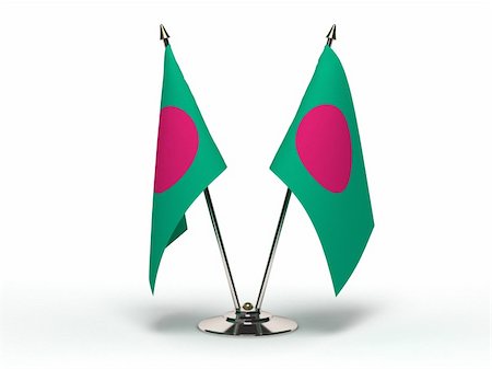 simsearch:400-07294159,k - Miniature Flag of Bangladesh (Isolated with clipping path) Stock Photo - Budget Royalty-Free & Subscription, Code: 400-06395632