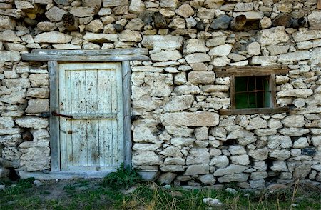 Door and window of old house from Macedonia Stock Photo - Budget Royalty-Free & Subscription, Code: 400-06396033