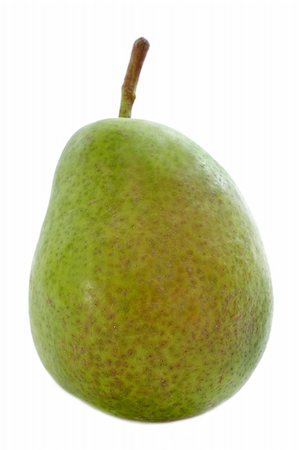 pera bartlett - green pear in front of white background Foto de stock - Super Valor sin royalties y Suscripción, Código: 400-06396929
