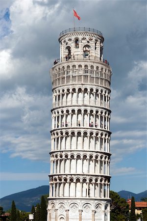 particular of the leaning tower of Pisa Foto de stock - Royalty-Free Super Valor e Assinatura, Número: 400-06390351