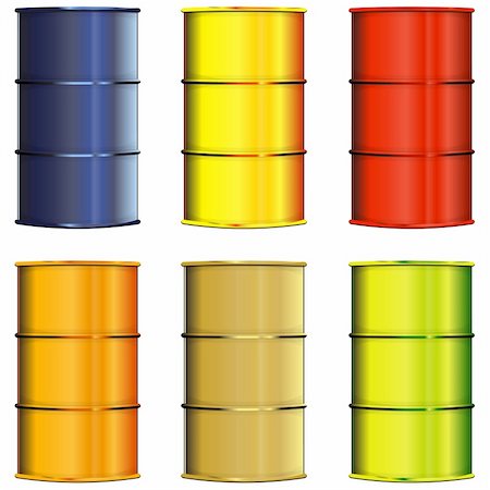 simsearch:400-06570088,k - Set of barrels. Also available as a Vector in Adobe illustrator EPS format, compressed in a zip file. The vector version be scaled to any size without loss of quality. Stock Photo - Budget Royalty-Free & Subscription, Code: 400-06390407
