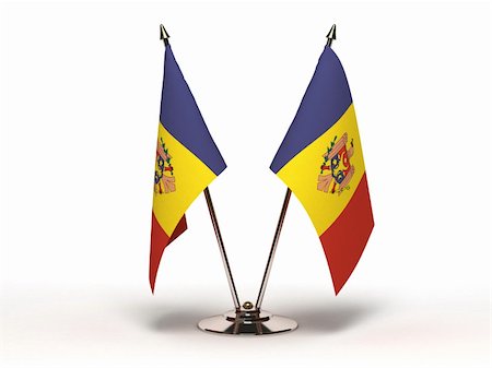 simsearch:400-07294159,k - Miniature Flag of Moldova (Isolated with clipping path) Stock Photo - Budget Royalty-Free & Subscription, Code: 400-06390611