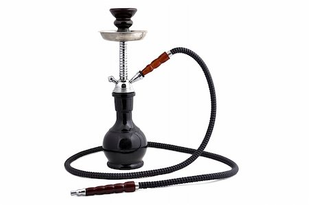 hookah on a white background Stock Photo - Budget Royalty-Free & Subscription, Code: 400-06390770