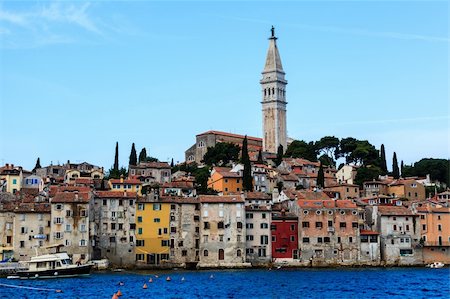 The City of Rovinj on Istria Peninsula in Croatia Lit By Morning Sun Stock Photo - Budget Royalty-Free & Subscription, Code: 400-06391284