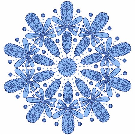 simsearch:400-06739339,k - Blue ornamental round lace. Also available as a Vector in Adobe illustrator EPS format, compressed in a zip file. The vector version be scaled to any size without loss of quality. Foto de stock - Super Valor sin royalties y Suscripción, Código: 400-06391283