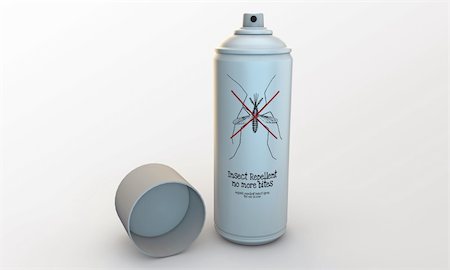 mosquito spray isolated on white background Foto de stock - Royalty-Free Super Valor e Assinatura, Número: 400-06391392