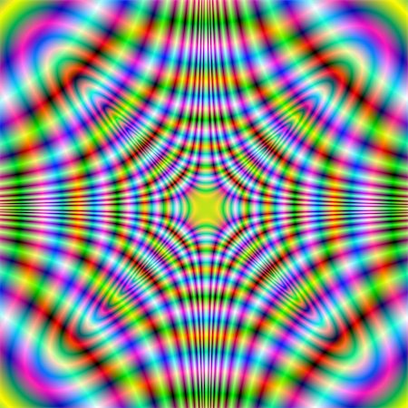 simsearch:400-06067180,k - Digital fractal image with an abstract psychedelic ring design in green, red, yellow and blue. Foto de stock - Super Valor sin royalties y Suscripción, Código: 400-06391405
