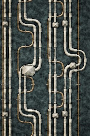 plumbing leak - A background image of some nice pipes Stock Photo - Budget Royalty-Free & Subscription, Code: 400-06392140