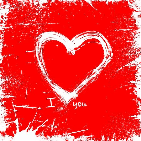 Valentinstag-abstrakt mit Herz auf grunge Stockbilder - Microstock & Abonnement, Bildnummer: 400-06392262