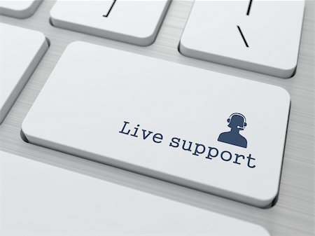 Button on Modern Computer Keyboard: "Live Support" Stock Photo - Budget Royalty-Free & Subscription, Code: 400-06392874