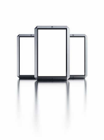 simsearch:400-08404609,k - set of modern smartphones with blank screens Foto de stock - Royalty-Free Super Valor e Assinatura, Número: 400-06408115