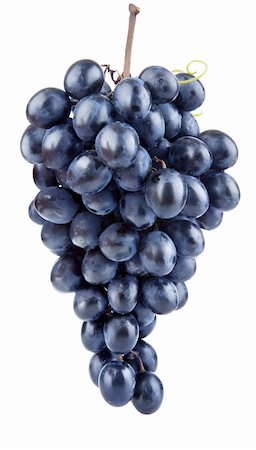 ration - fresh blue grape fruits isolated on white background Stock Photo - Budget Royalty-Free & Subscription, Code: 400-06408320