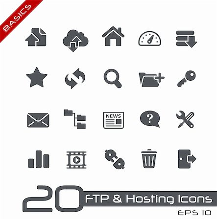 Vector icons set for your web or presentation projects. Stock Photo - Budget Royalty-Free & Subscription, Code: 400-06409519