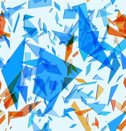 particle - Abstract seamless pattern with blue and orange particles. Vector illustration Stock Photo - Budget Royalty-Free & Subscription, Code: 400-06409836