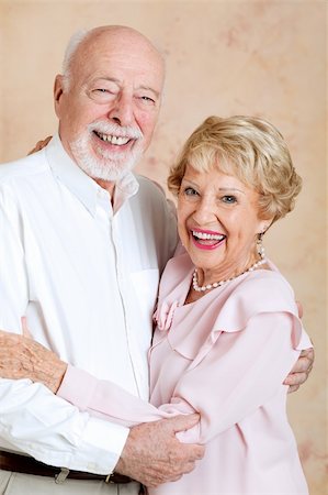 simsearch:400-04109826,k - Portrait of happy, laughing senior couple, still in love after many years. Fotografie stock - Microstock e Abbonamento, Codice: 400-06414226