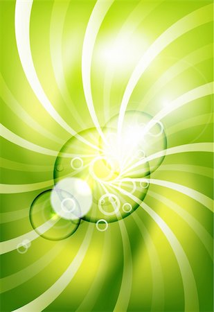 simsearch:400-06411697,k - Vector green light background with abstract shapes Fotografie stock - Microstock e Abbonamento, Codice: 400-06414746